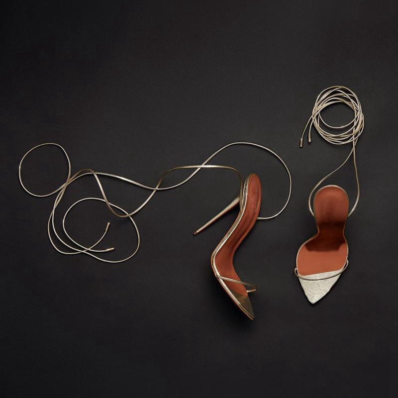 Ankle Strap Stiletto High Heels - Free Shipping