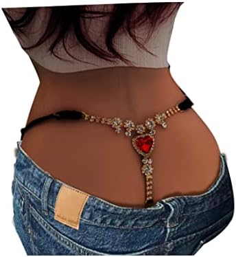 Sexy Adjustable Rhinestone G-String Underpants for Glamorous Flair and Seductive Style
