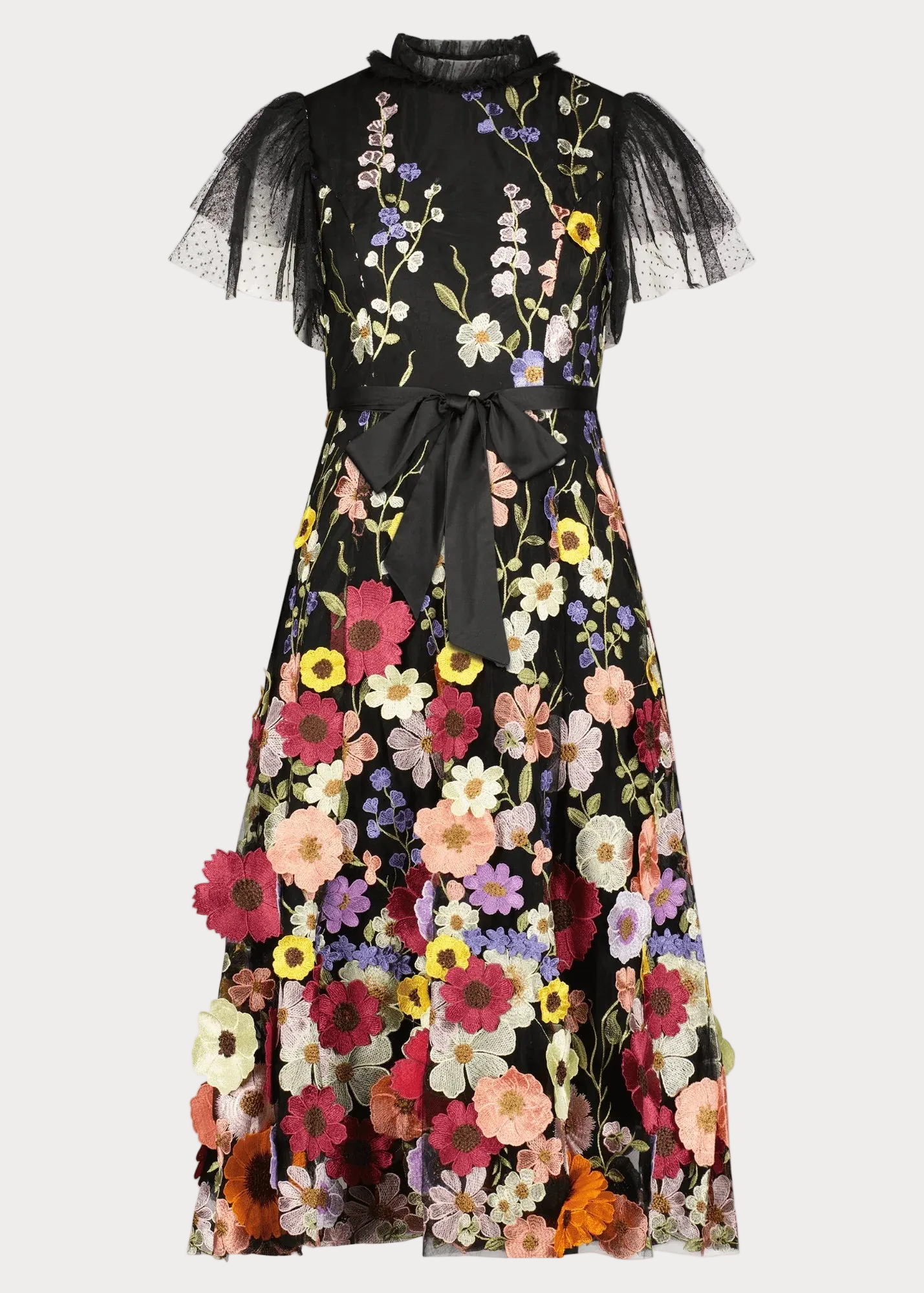 Colorful Black Jubilee Dress Sizes XXS-6XL - Free Shipping