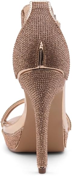 Trendy Adjustable Ankle Strap Open Toe Stiletto Heel Sandals – Free Shipping