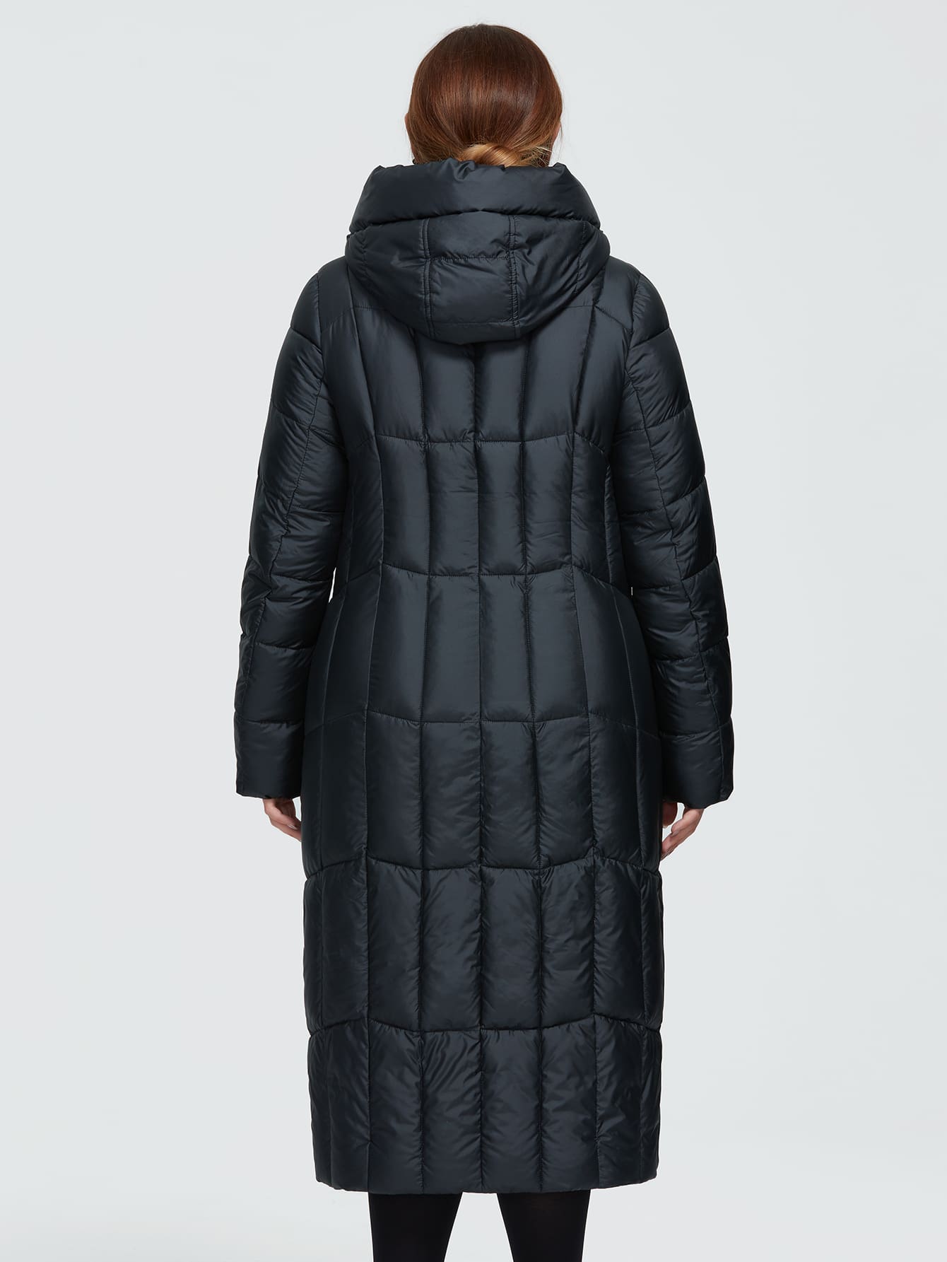 Plus Zip-Up Pocket Side Hooded Puffer Coat: Embrace Superior Style and Winter Warmth