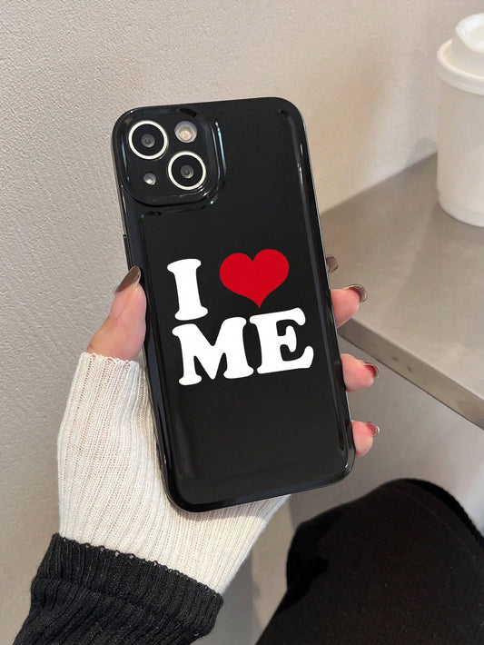 Self-Love Statement: 'I Love Me' Heart Durable Anti-Fall Phone Case