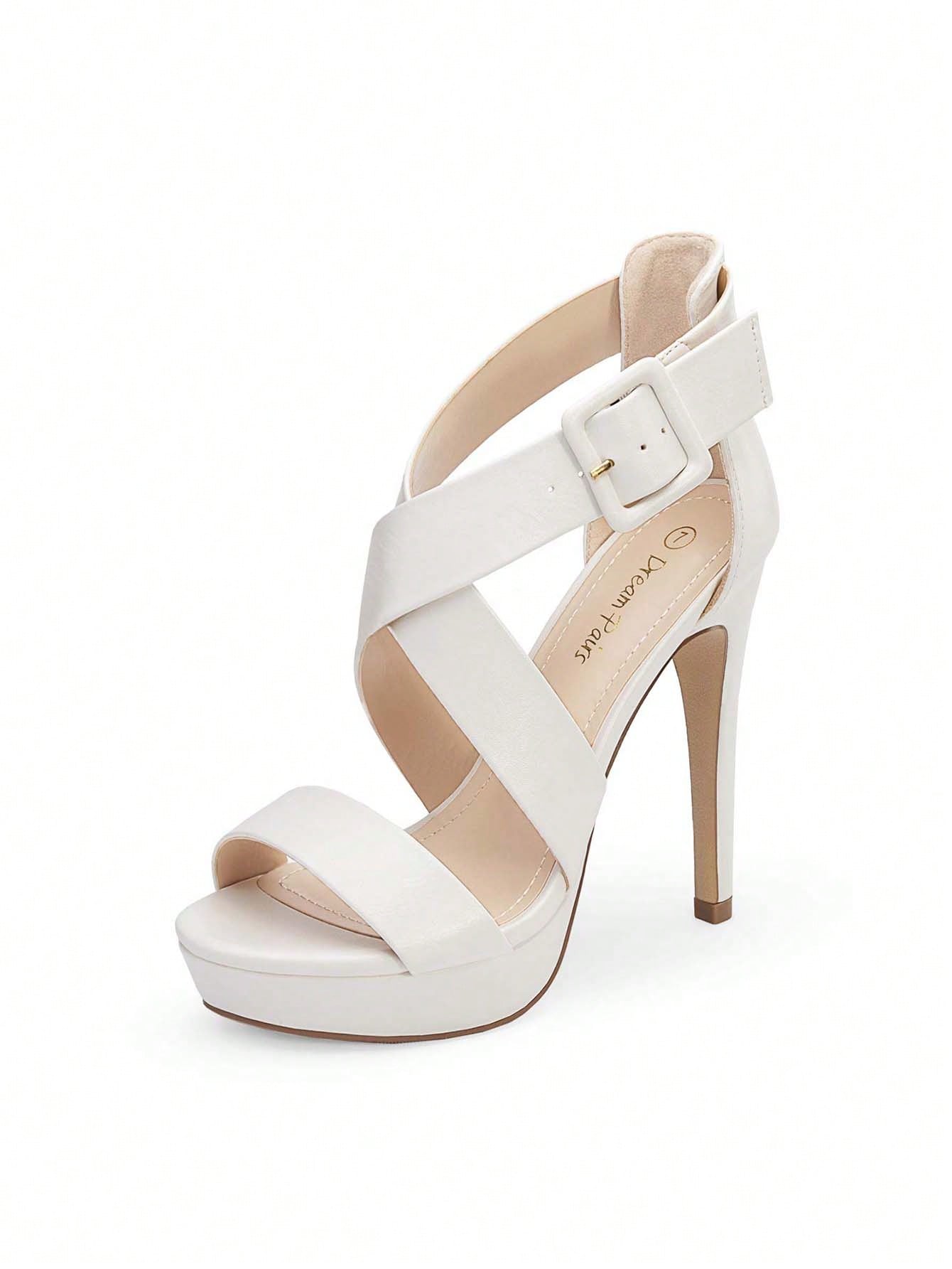 Fabulous Cross-Strap High Heel Sandals: Elevate Your Style and Confidence with These Stunning Platform Heels