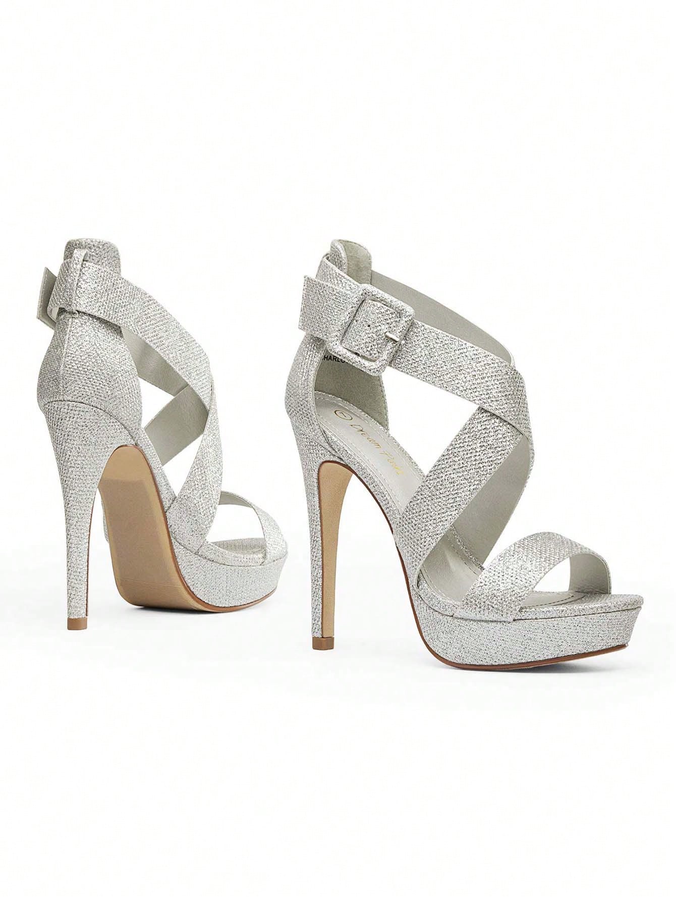 Fabulous Cross-Strap High Heel Sandals: Elevate Your Style and Confidence with These Stunning Platform Heels