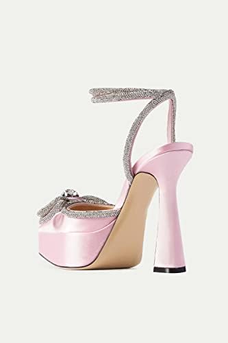 Pointed Rhinestone Platform - Ultimate Glamour for Every Fashionista