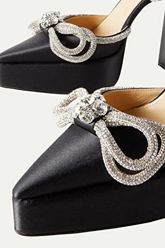 Pointed Rhinestone Platform - Ultimate Glamour for Every Fashionista