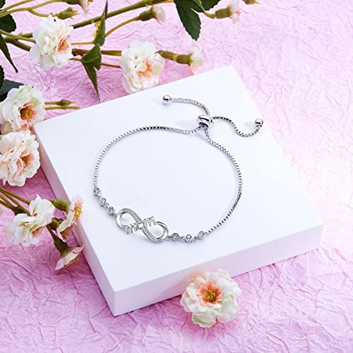 Infinity Heartbeat Adjustable Bracelets - Jewelry Gift | Express Your Love this Valentine's Day!
