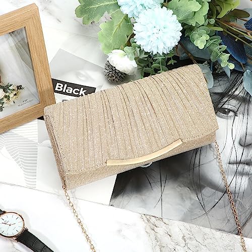 Elegant Sequin and Satin Crossbody Handbag Clutch-Free Shipping