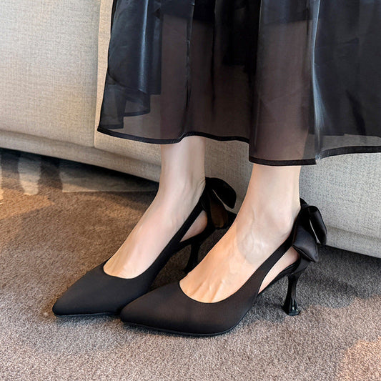 Pointed Toe Stiletto High Heels - Free Shipping