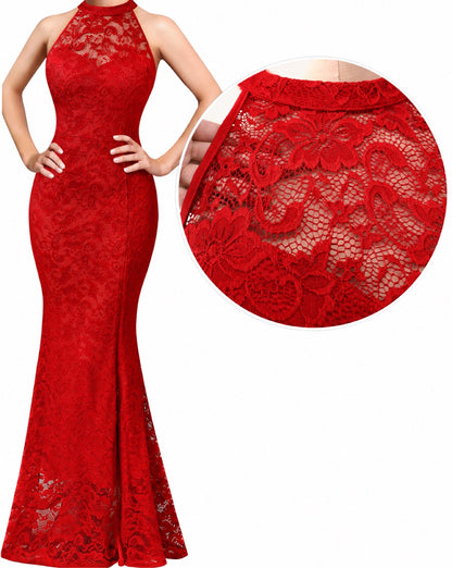 Elegant White Illusion Halter Sweetheart Slit Mermaid Maxi Dress - Formal Evening Gown - Free Shipping