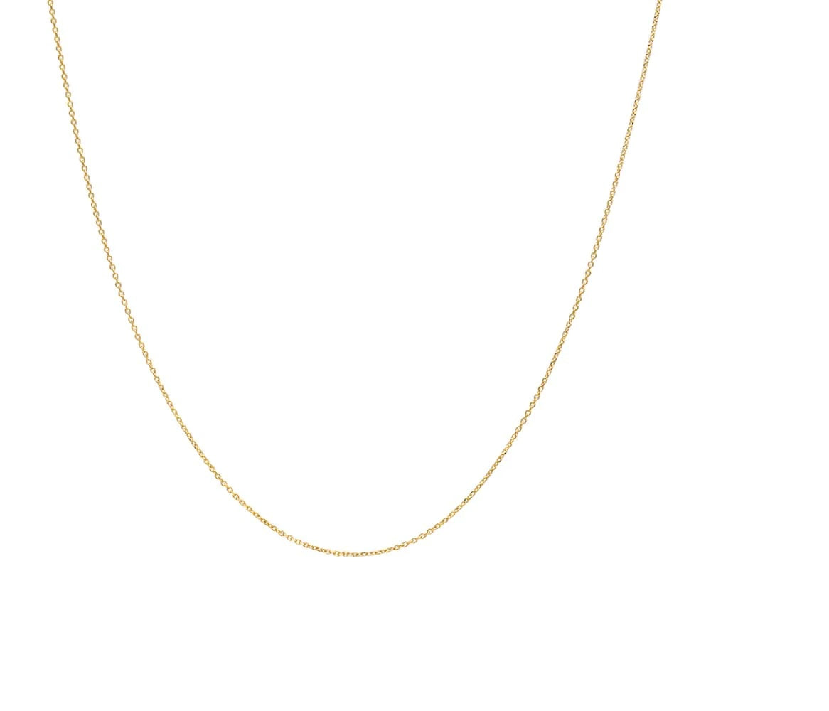 14k Gold Puffy Hammered Heart Charm Necklace 18 Inch - Free Shipping