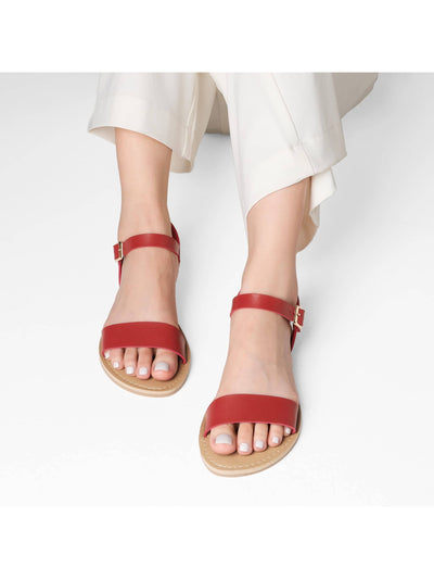 Stylish & Comfy: Women's Cute Open-Toe Ankle Strap Sandals - Perfect for Summer!