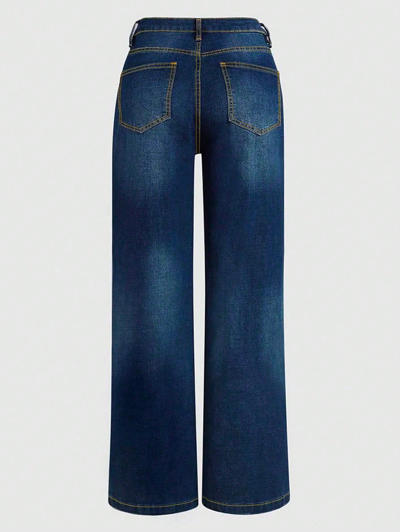 Classic Loose-Fit Straight Leg Denim Jeans - Timeless Women’s Fashion Staple-Free Shipping