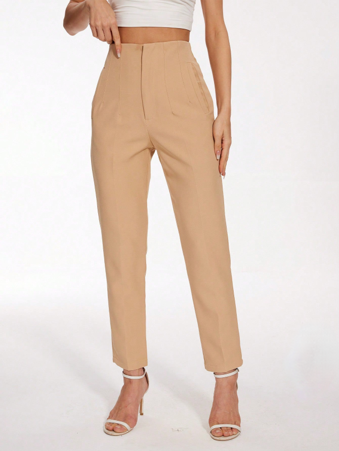 Ladies Stylish Slim-Fit Straight Leg Pants Casual & Formal Wear Trousers-Free Shipping