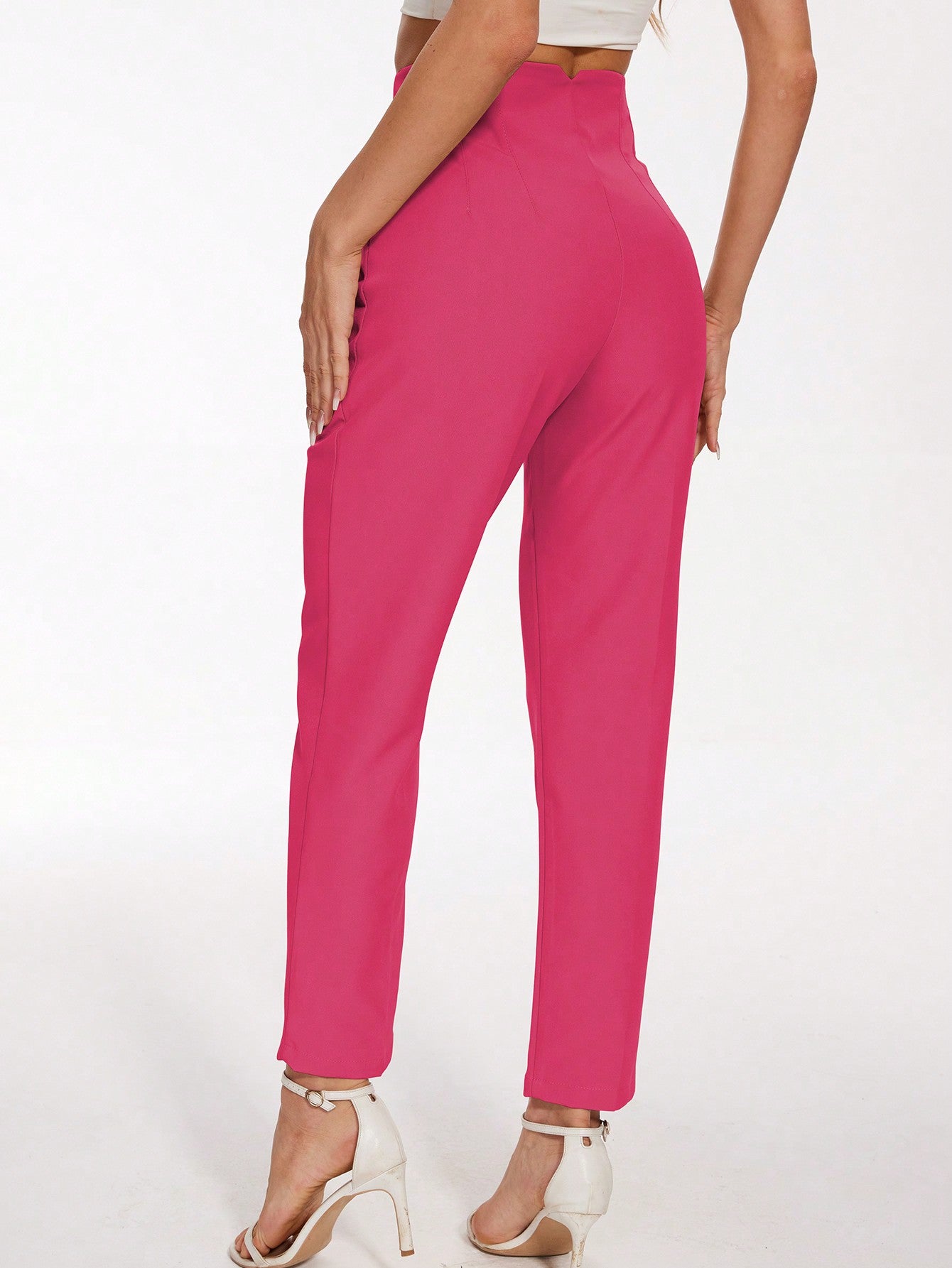 Ladies Stylish Slim-Fit Straight Leg Pants Casual & Formal Wear Trousers-Free Shipping