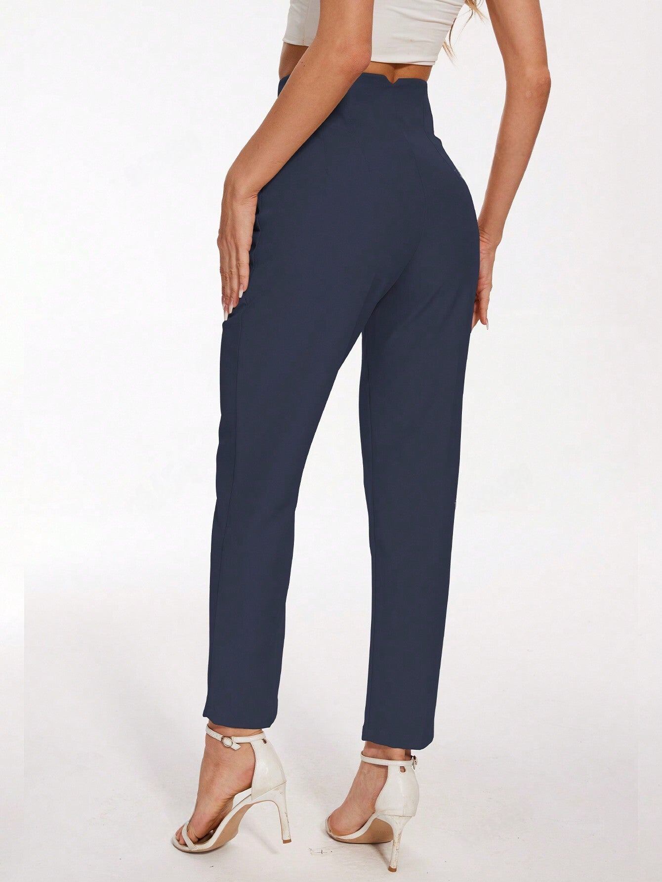 Ladies Stylish Slim-Fit Straight Leg Pants Casual & Formal Wear Trousers-Free Shipping