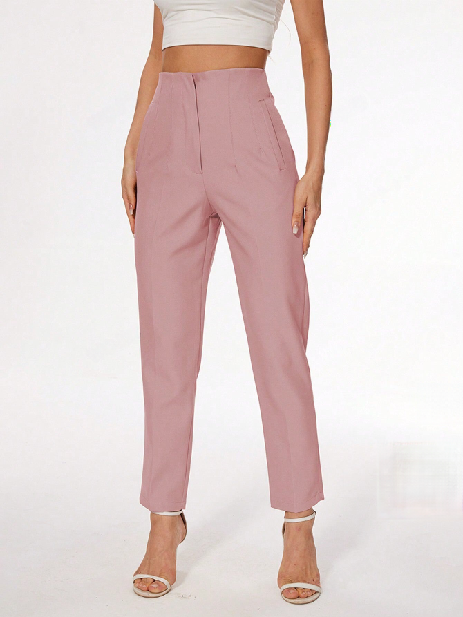 Ladies Stylish Slim-Fit Straight Leg Pants Casual & Formal Wear Trousers-Free Shipping