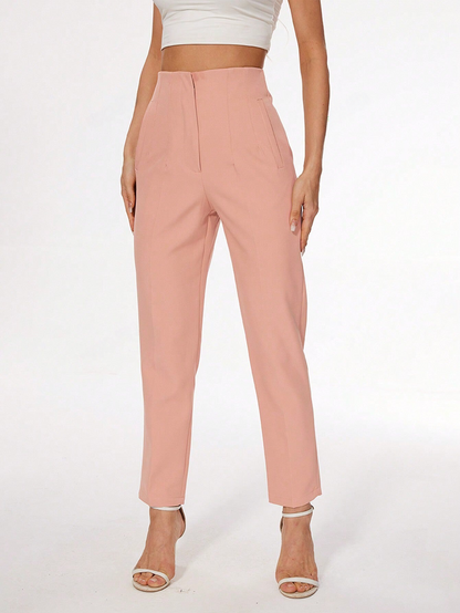 Ladies Stylish Slim-Fit Straight Leg Pants Casual & Formal Wear Trousers-Free Shipping