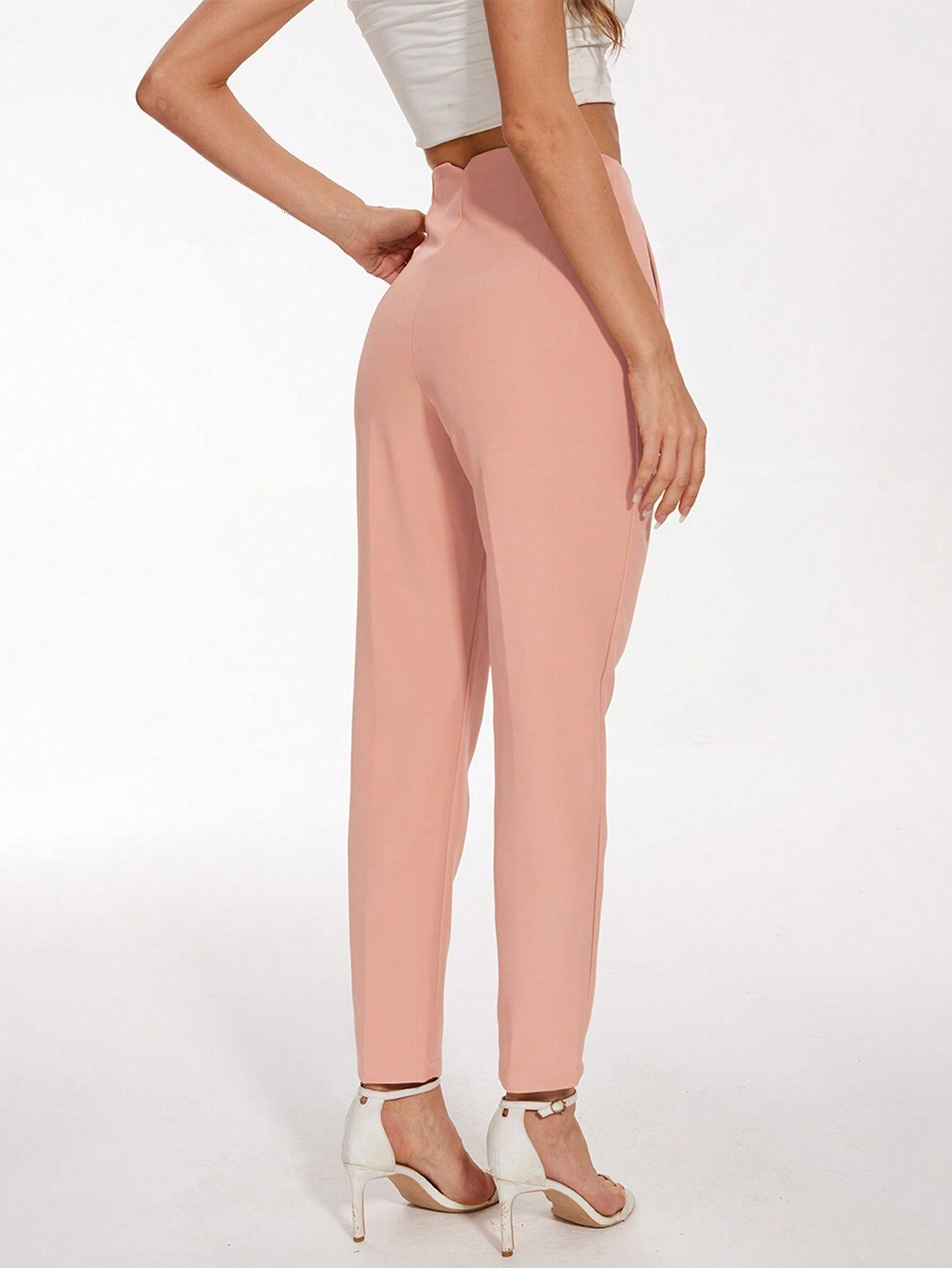 Ladies Stylish Slim-Fit Straight Leg Pants Casual & Formal Wear Trousers-Free Shipping