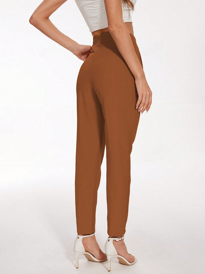 Ladies Stylish Slim-Fit Straight Leg Pants Casual & Formal Wear Trousers-Free Shipping