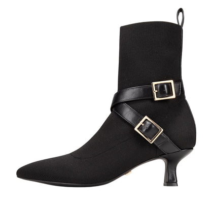 Alma Booties Black - Free Shipping