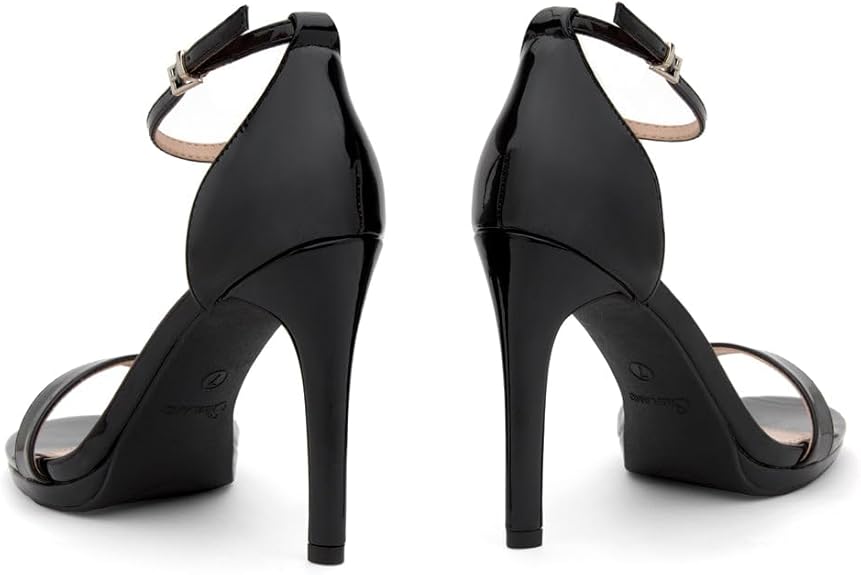 Trendy Adjustable Ankle Strap Open Toe Stiletto Heel Sandals – Free Shipping