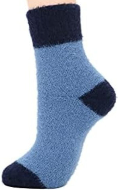 Winter Wool Blend Women's Socks - Cozy Multi Pack Crew Cut Socks