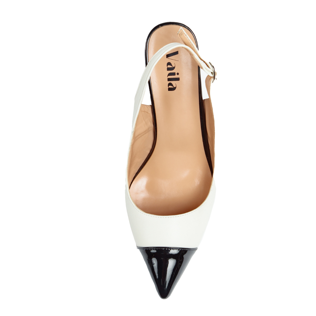 Drew Slingback Elegant Pumps Extended Sizes - Free Shipping