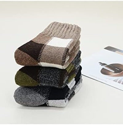 Winter Wool Blend Women's Socks - Cozy Multi Pack Crew Cut Socks