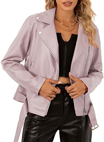 Stylish Faux Leather Fashionable Zipper Biker Outerwear Jacket-Free Shipping