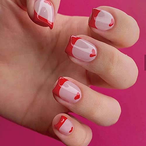 Elegant Square Press-On Nails with Stylish Design - Quick Manicure for All Occasions