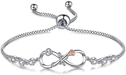 Infinity Heartbeat Adjustable Bracelets - Jewelry Gift | Express Your Love this Valentine's Day!