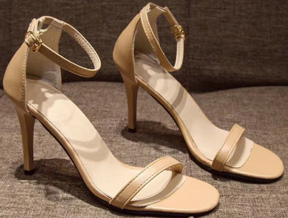Strappy Stiletto Heels - Free Shipping