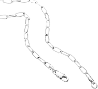 Trendy Paperclip Chain 14K GP Adjustable Necklace - Free Shipping