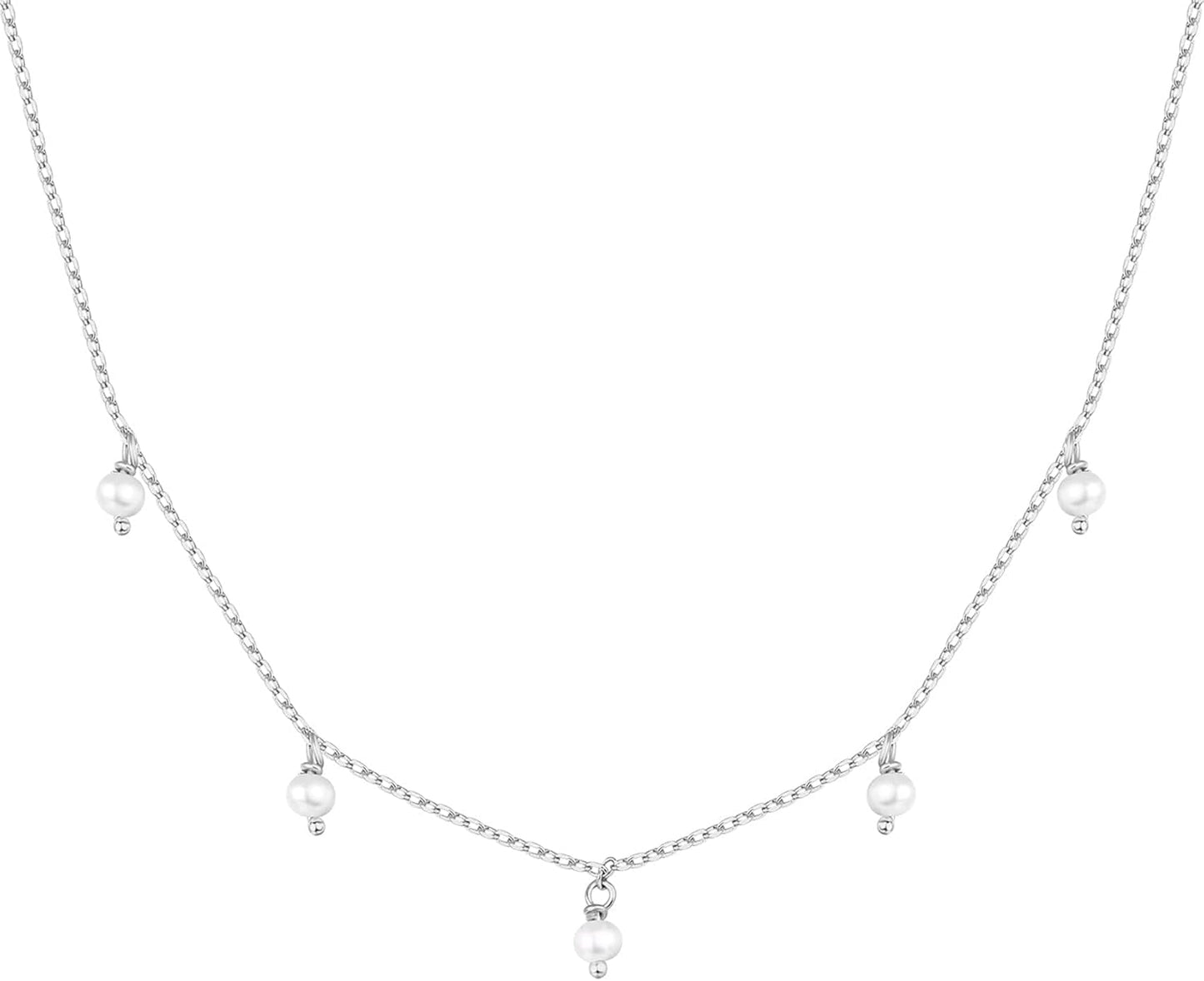 Stylish Station Necklace Simulated Diamond 14K GP Cubic Zirconia  - Free Shipping