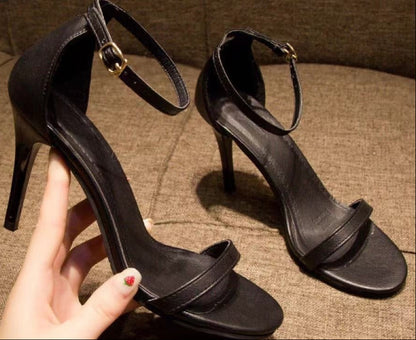 Strappy Stiletto Heels - Free Shipping