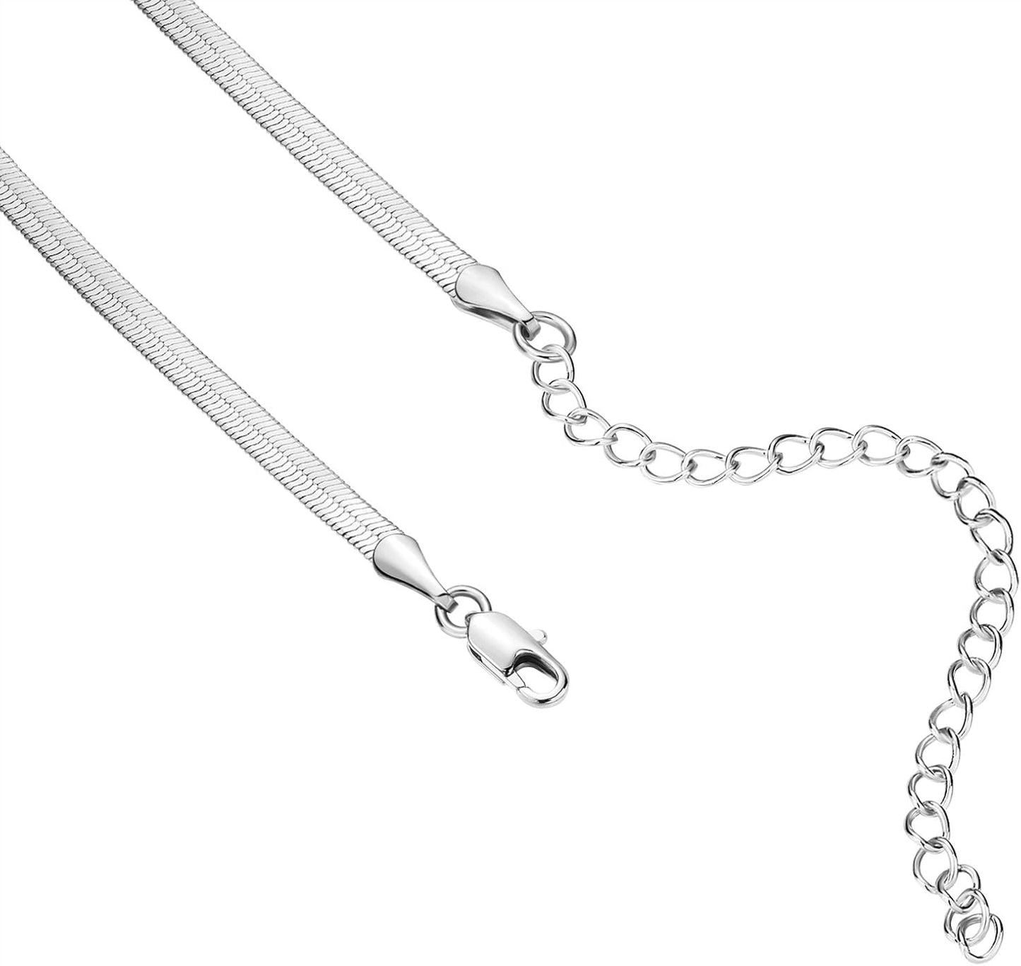 Luxurious Herringbone Chain 14K GP Adjustable Necklace - Free Shipping