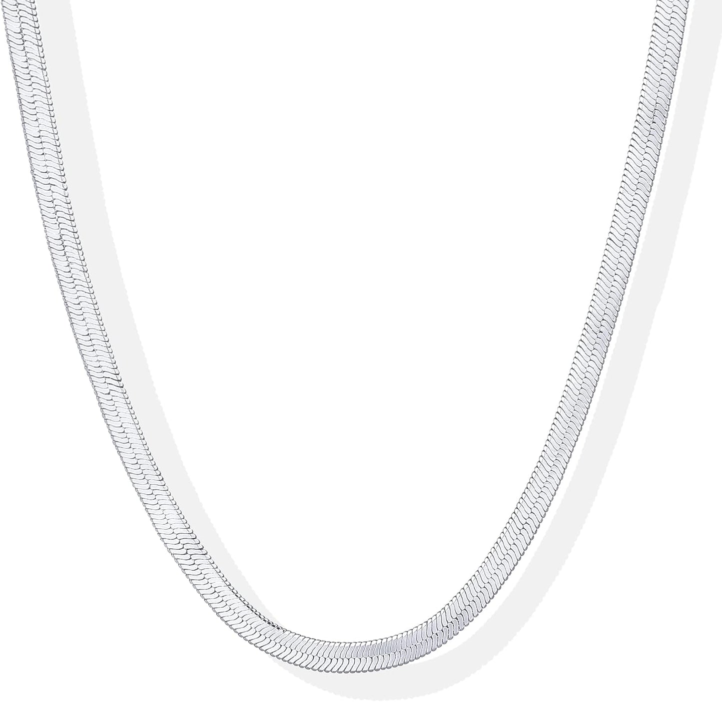 Luxurious Herringbone Chain 14K GP Adjustable Necklace - Free Shipping