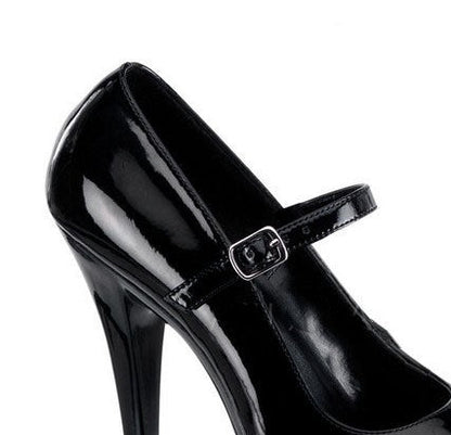 Cutout Waterproof Open-Toe PU High Heels - Free Shipping