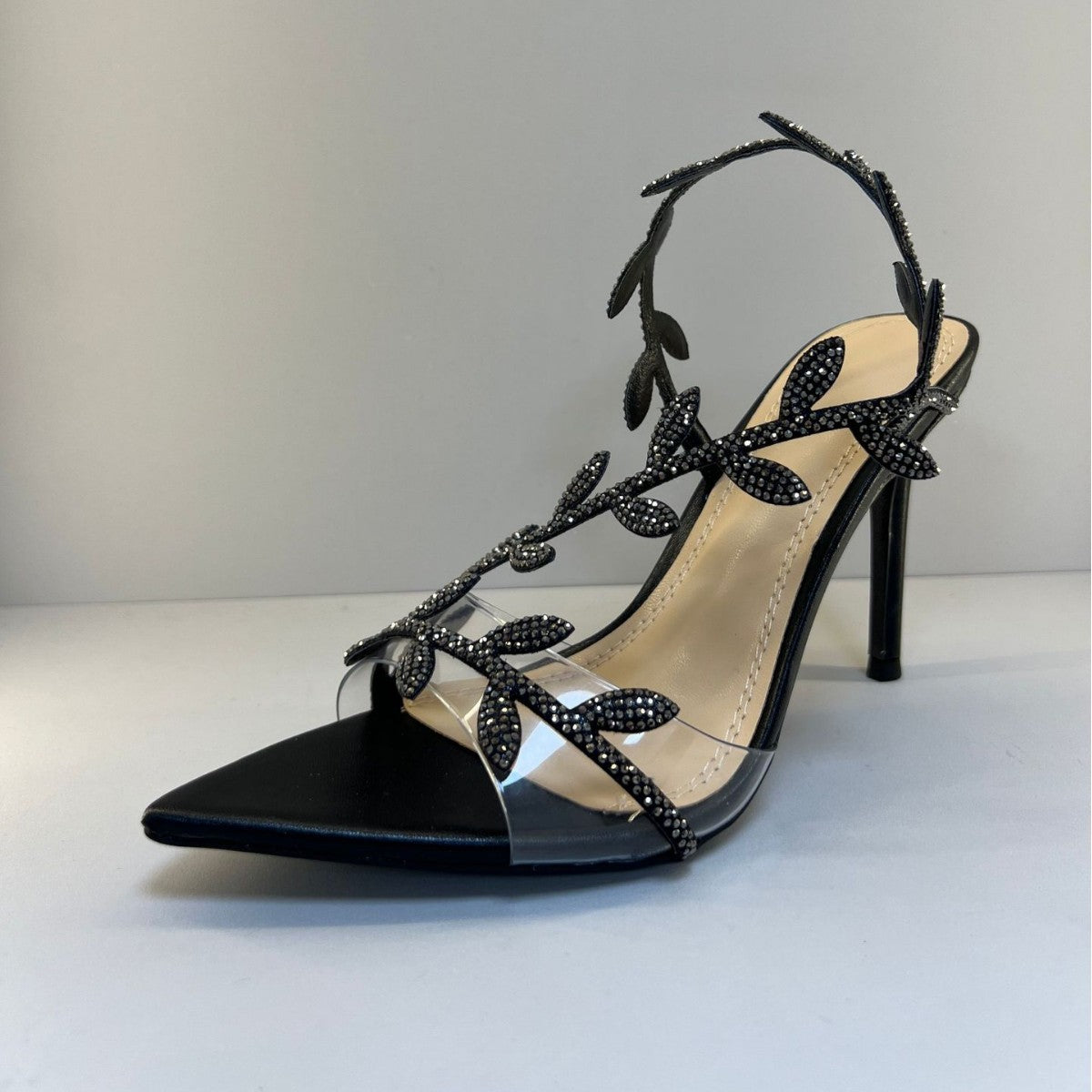 Pointed Toe Microfiber Stiletto High Heels - Free Shipping