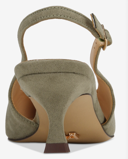 Cecilia Slingback Green Extended Sizes - Free Shipping