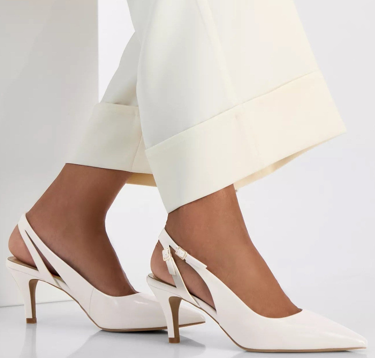 Clover Slingback Beige - Free Shipping