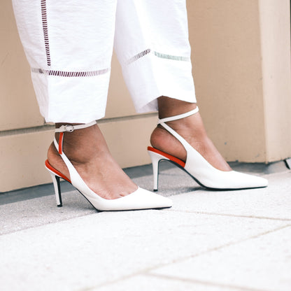 Myra Slingback Pumps Extended Sizes - Free Shipping