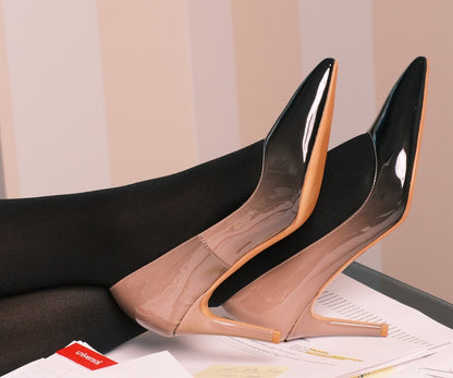 Raven Ombre Pumps Extended Sizes - Free Shipping