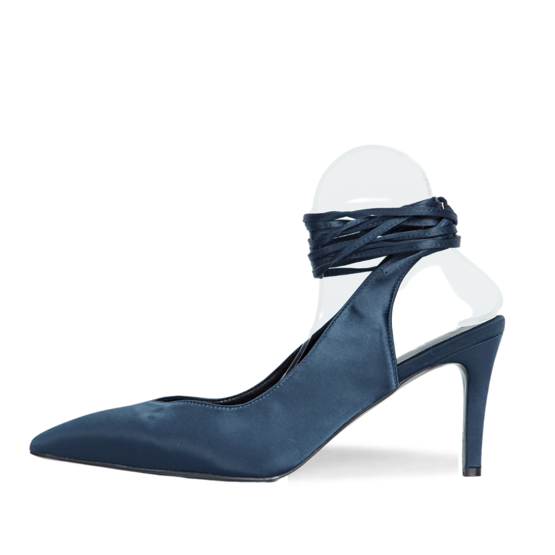 Estelle Pumps Navy Extended Sizes- Free Shipping