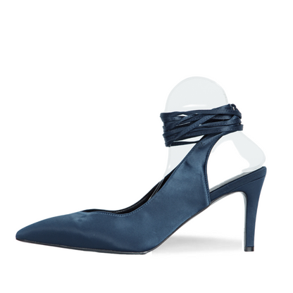 Estelle Pumps Navy Extended Sizes- Free Shipping