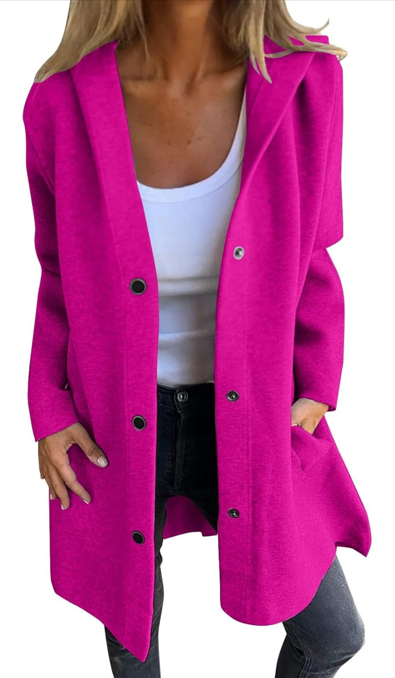 Chic Long Sleeve Open Front Sweater Jacket with Hood - Casual Elegance - Free Shipping