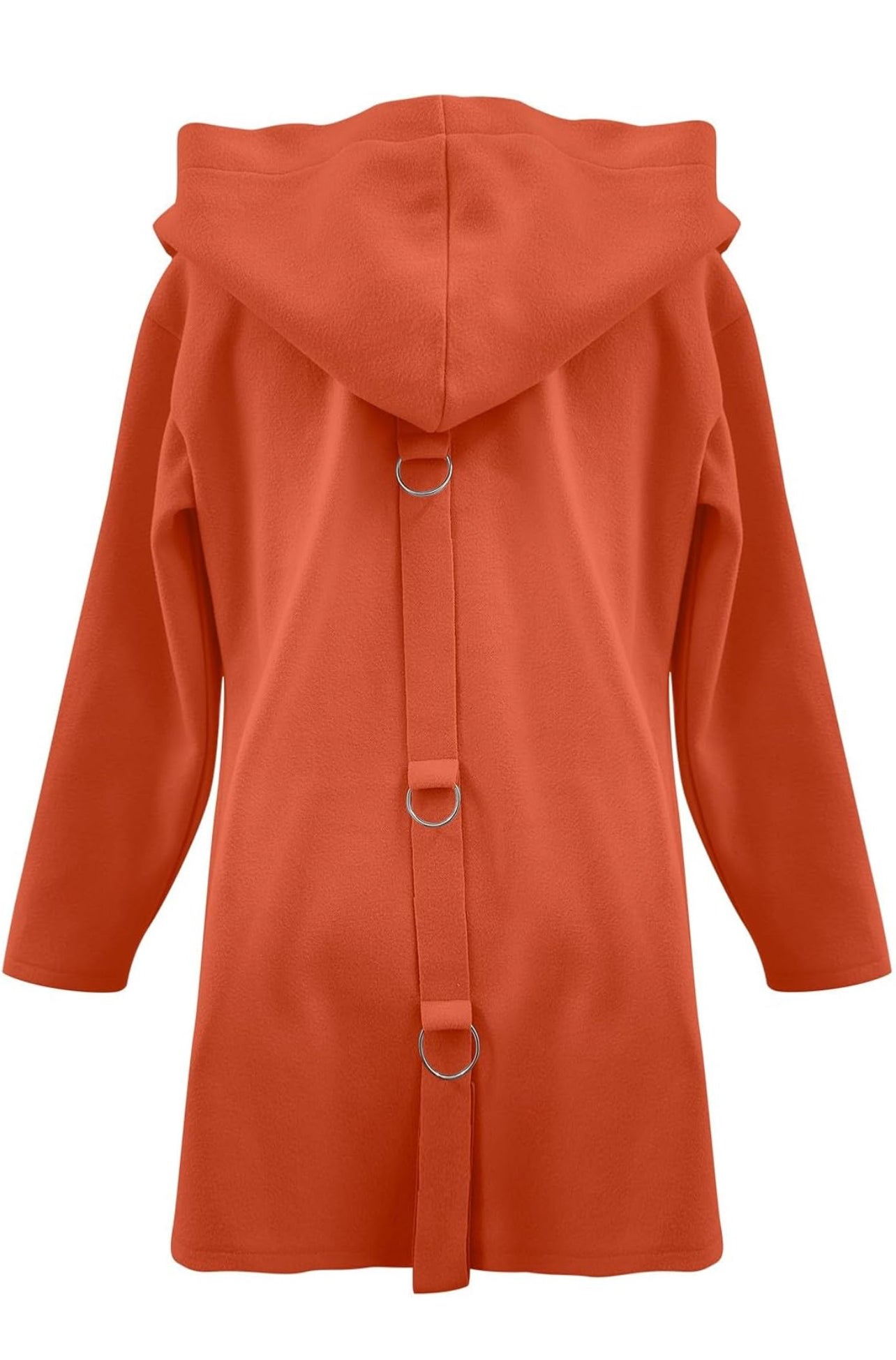 Chic Long Sleeve Open Front Sweater Jacket with Hood - Casual Elegance - Free Shipping