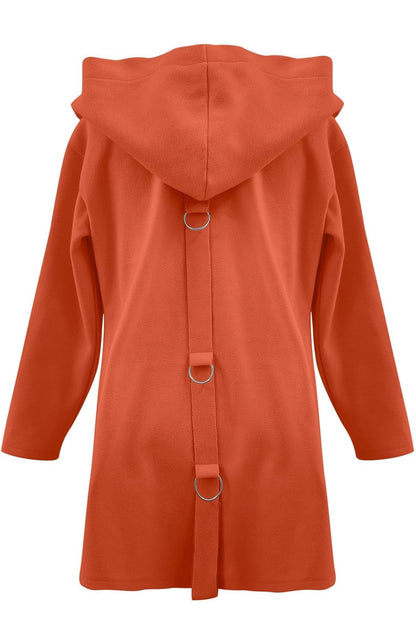 Stylish Long Sleeve Open Front Sweater Jacket with Hood - Casual Elegance - Free Shipping