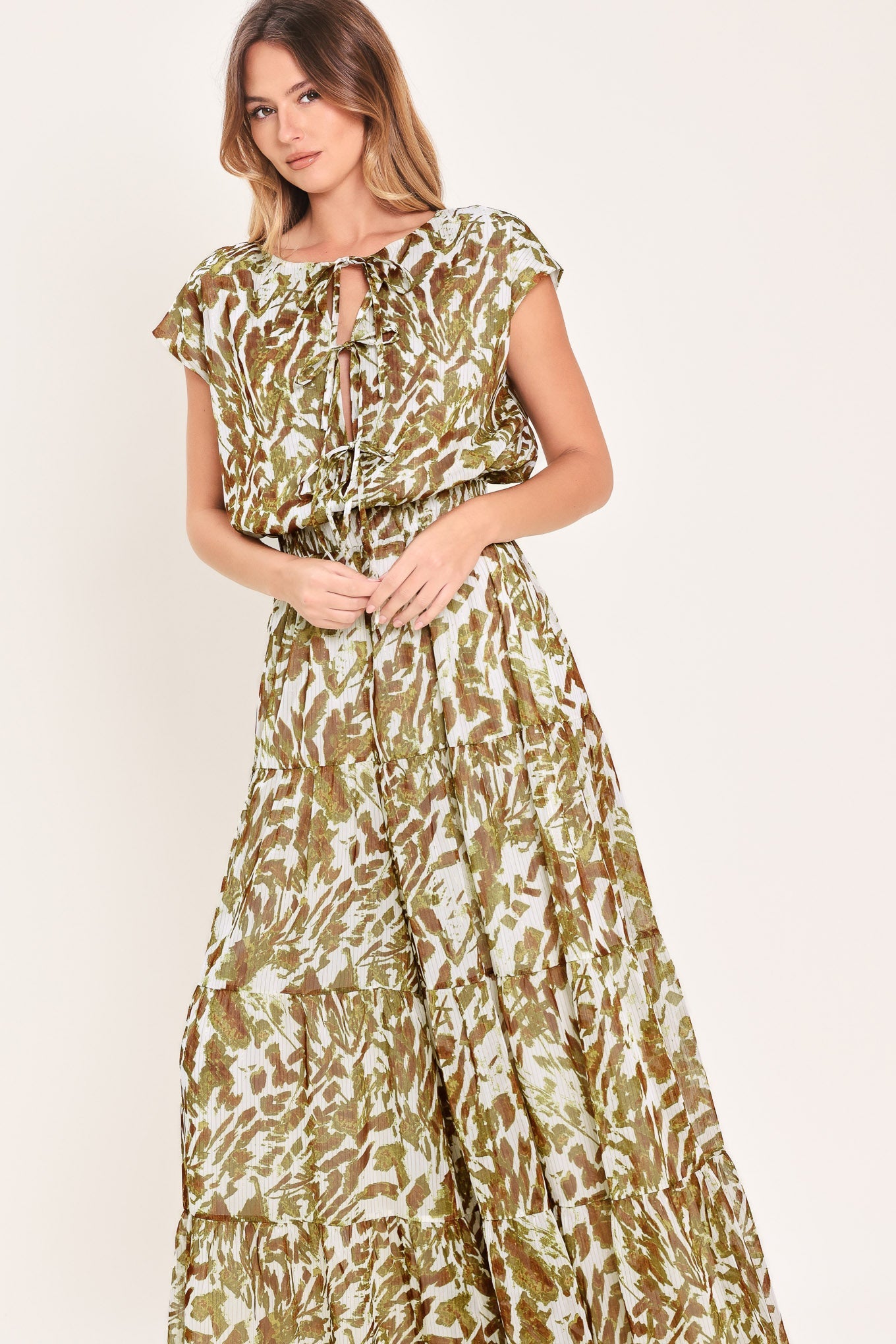 Stylish Golden Grove Woven Jumpsuit - Free Shipping
